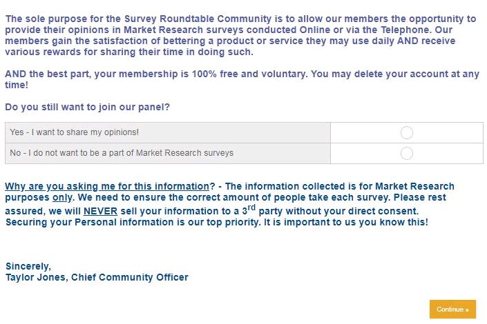 www.surveyroundtable.com Survey Webpage 5
