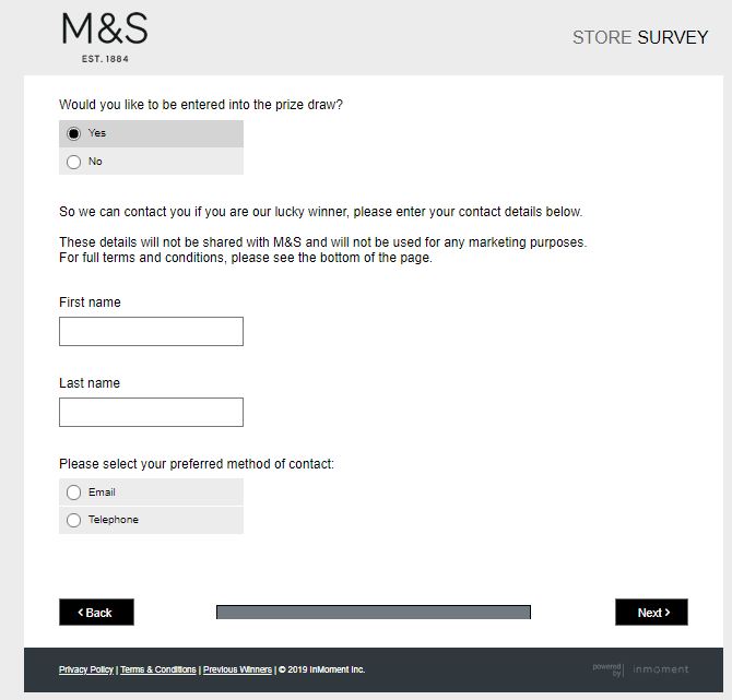 M&S Survey