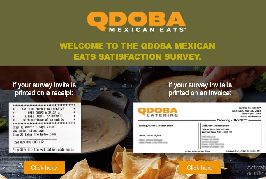 Qdoba Survey