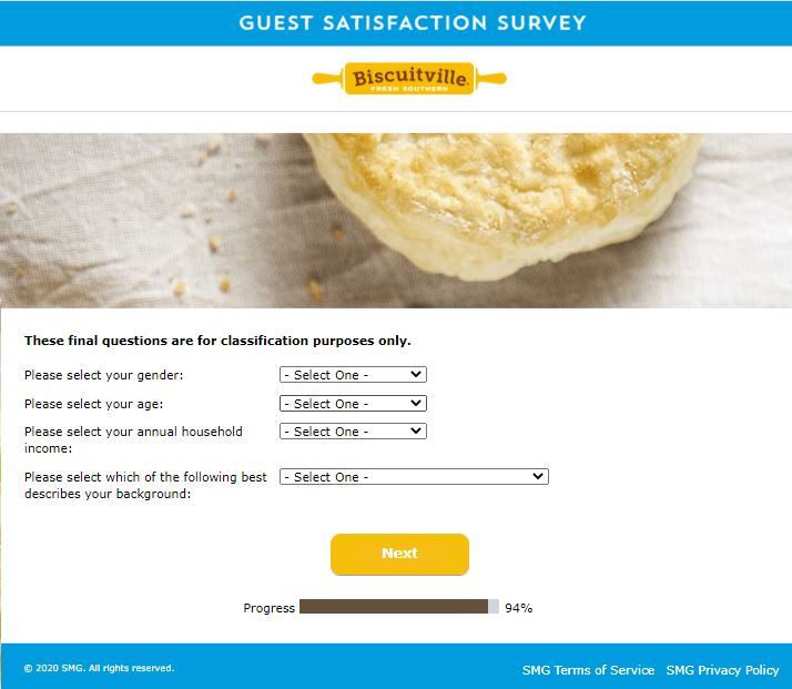 biscuit survey
