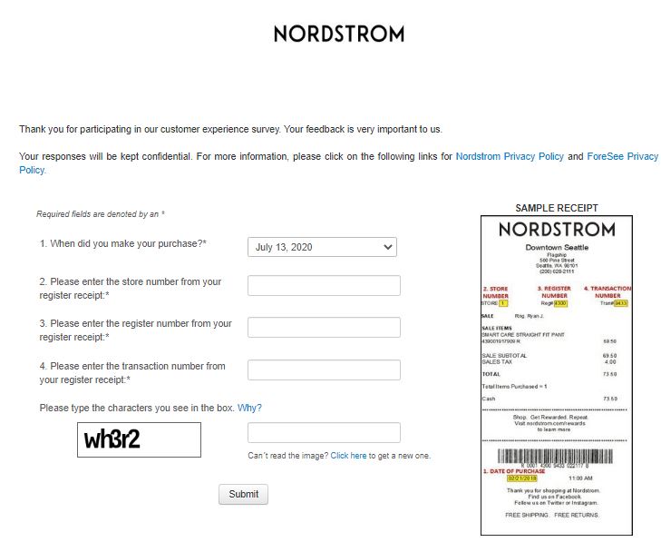 nordstrom customer feedback