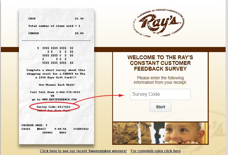 Rays Food Place Survey