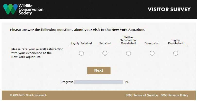 New York Zoos and Aquarium Survey