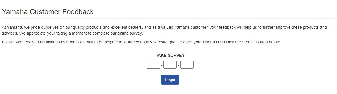Yamaha Survey