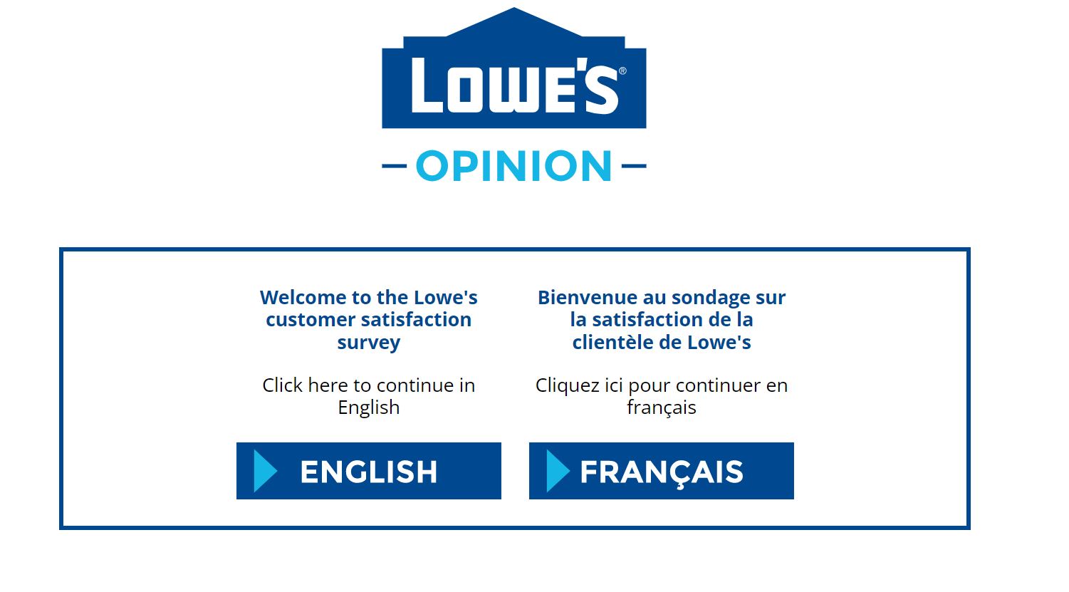 Lowe's Canada Survey