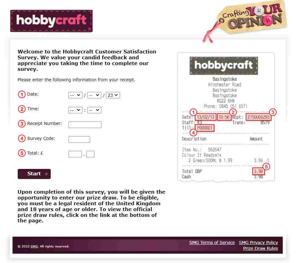 Hobbycraft Customer Survey