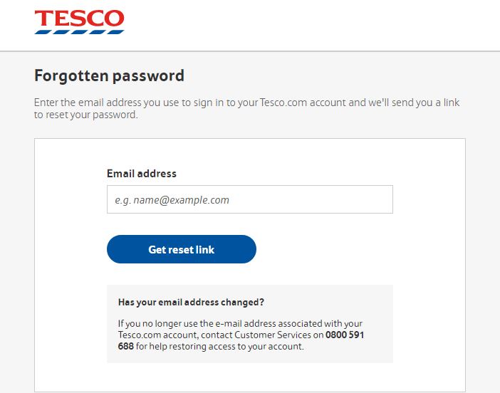 Forgotten Your Tesco Colleague Login Password