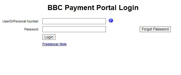 Freelancer Payment Portal Login