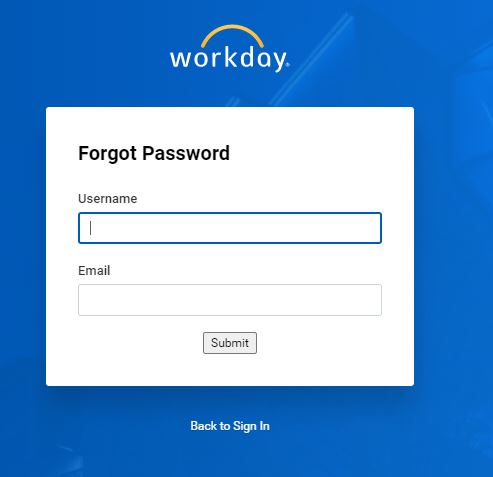 Myworkday Primark Forgot password
