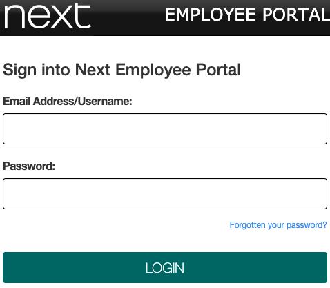 Next Employee Portal Login