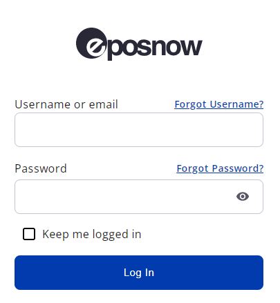 Reset Epos Now password