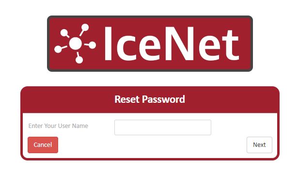 Reset the Password of Icenet Iceland Account