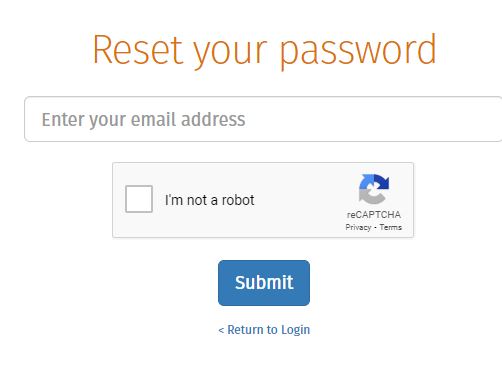 BrightPay Payslip Reset Password
