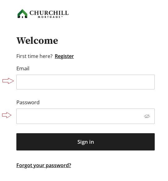 churchill mortgage login