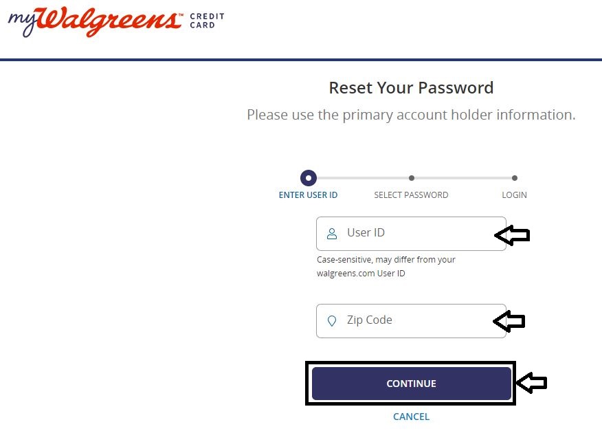 How To Change Walgreens Credit Card Login Password