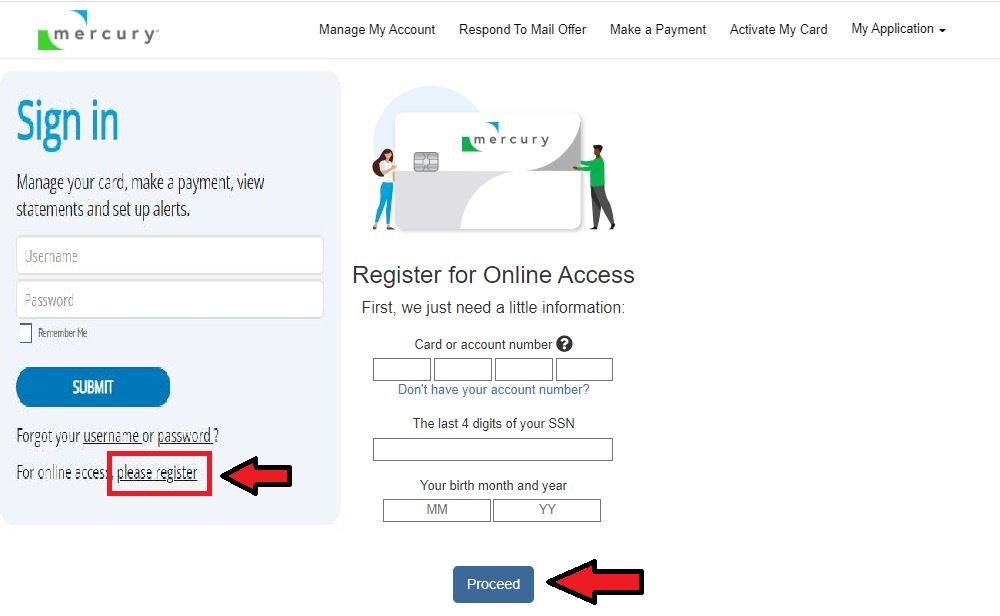 Register Your Online Account