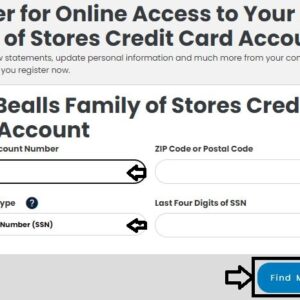 How To Create A New In Bealls Credit Card