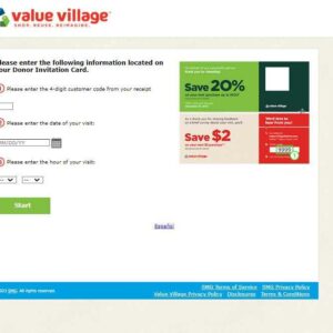 Value Village Survey $2 Off