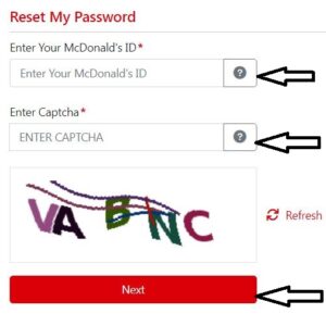 Reset MCD MyStuff 2.0 Login Password