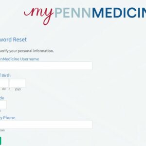 Reset Mypennmedicine.org Login Password